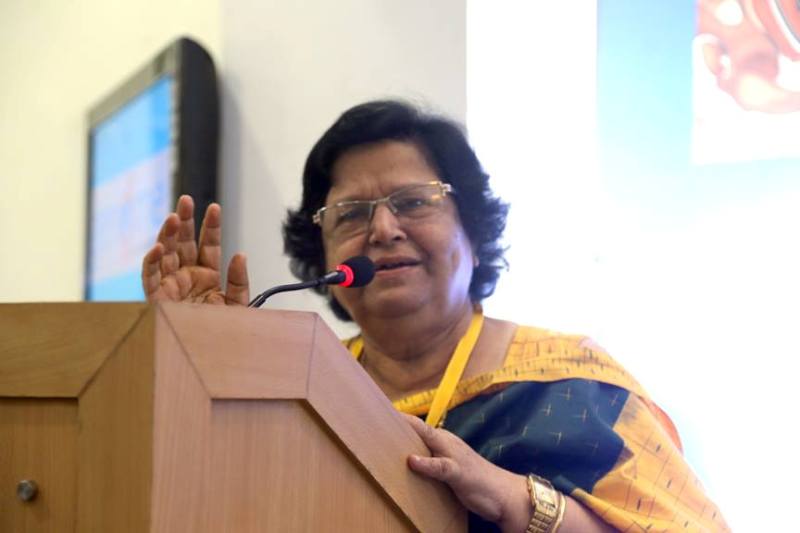 The Keynote Address being delivered by Dr. Gita Ganguly Mukherjee